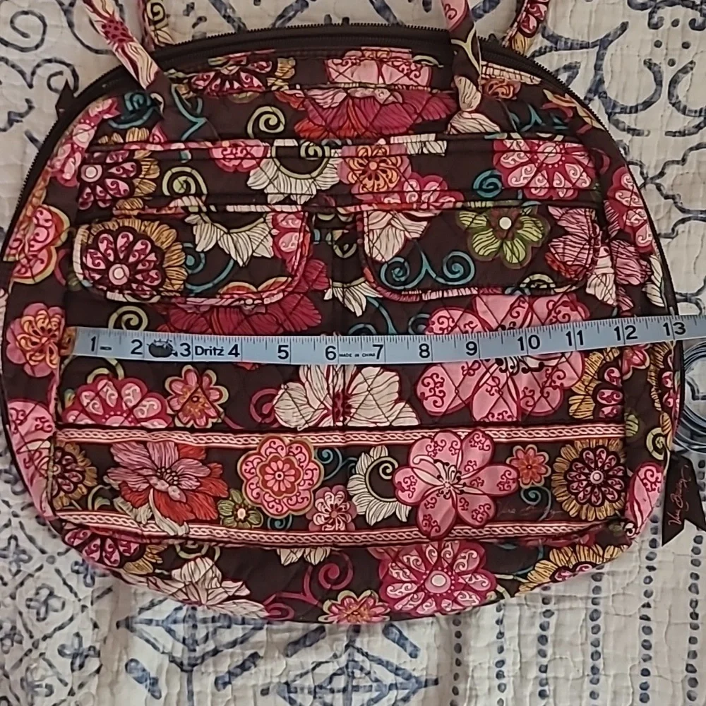 Vera Bradley Mod Floral Shoulder Hand Bag Purse - Picture 6 of 10